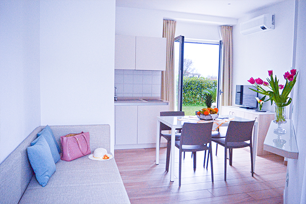 Living and kitchen